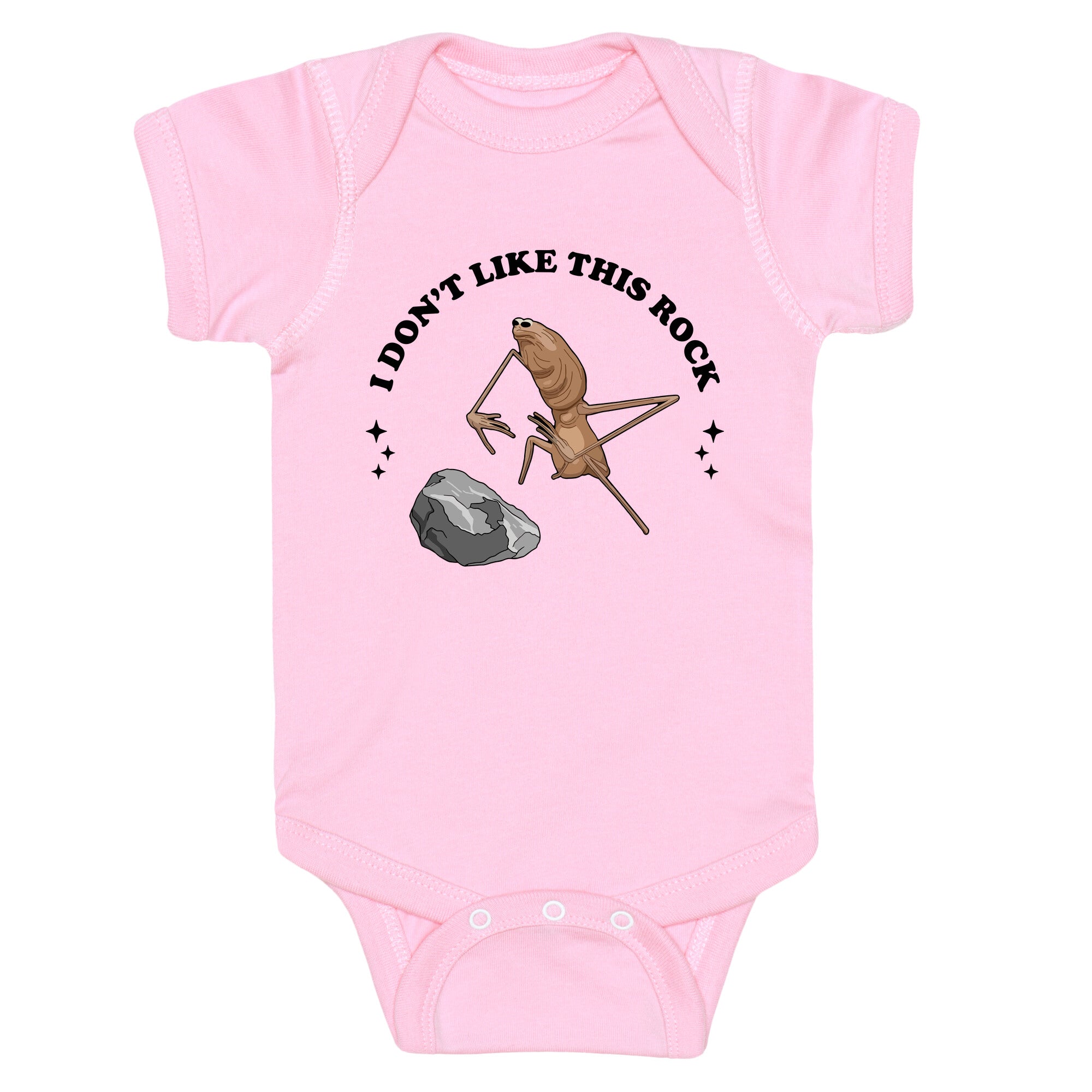 Marcus I Dont Like This Rock Baby One-Piece