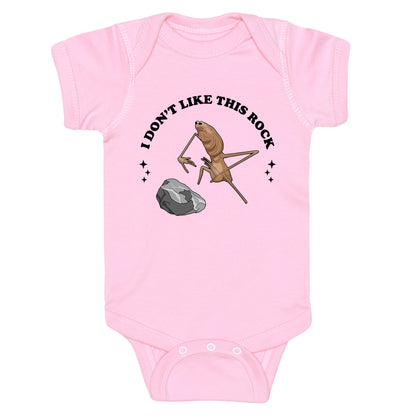 Marcus I Dont Like This Rock Baby One-Piece