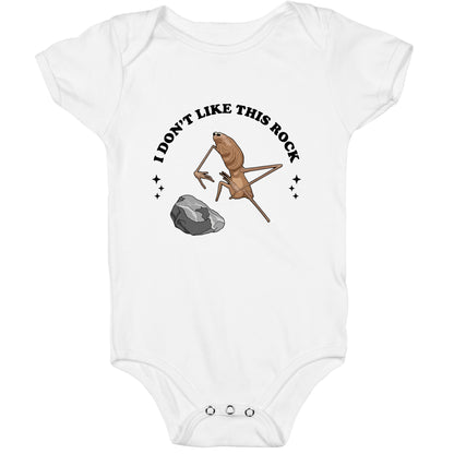 Marcus I Dont Like This Rock Baby One-Piece