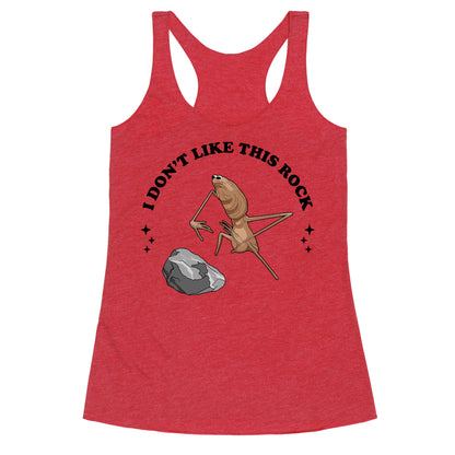 Marcus I Dont Like This Rock Racerback Tank
