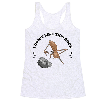 Marcus I Dont Like This Rock Racerback Tank
