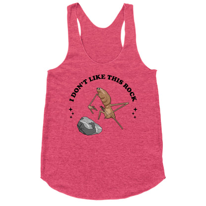 Marcus I Dont Like This Rock Racerback Tank