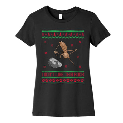 Marcus I Dont Like This Rock Womens Cotton Tee