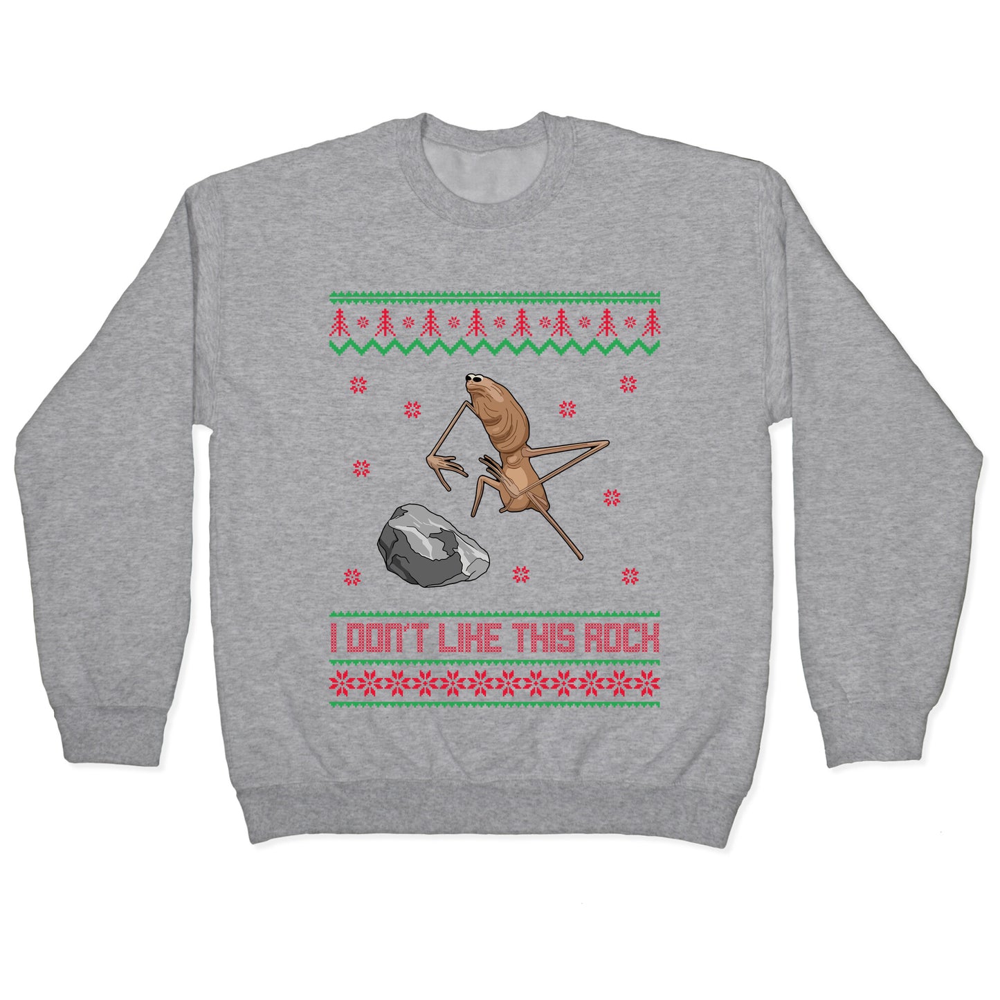 Marcus I Dont Like This Rock Crewneck Sweatshirt