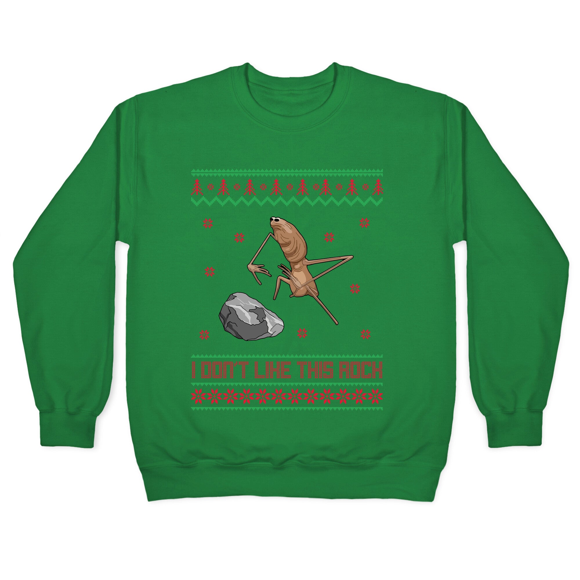 Marcus I Dont Like This Rock Crewneck Sweatshirt