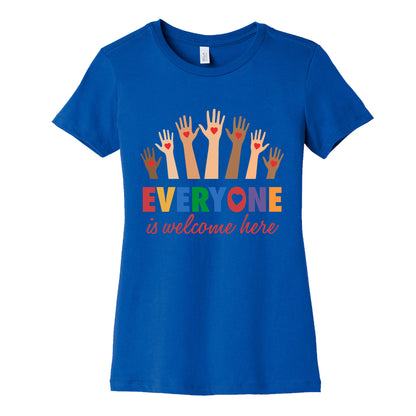 Everyone is Welcome Womens Cotton Tee