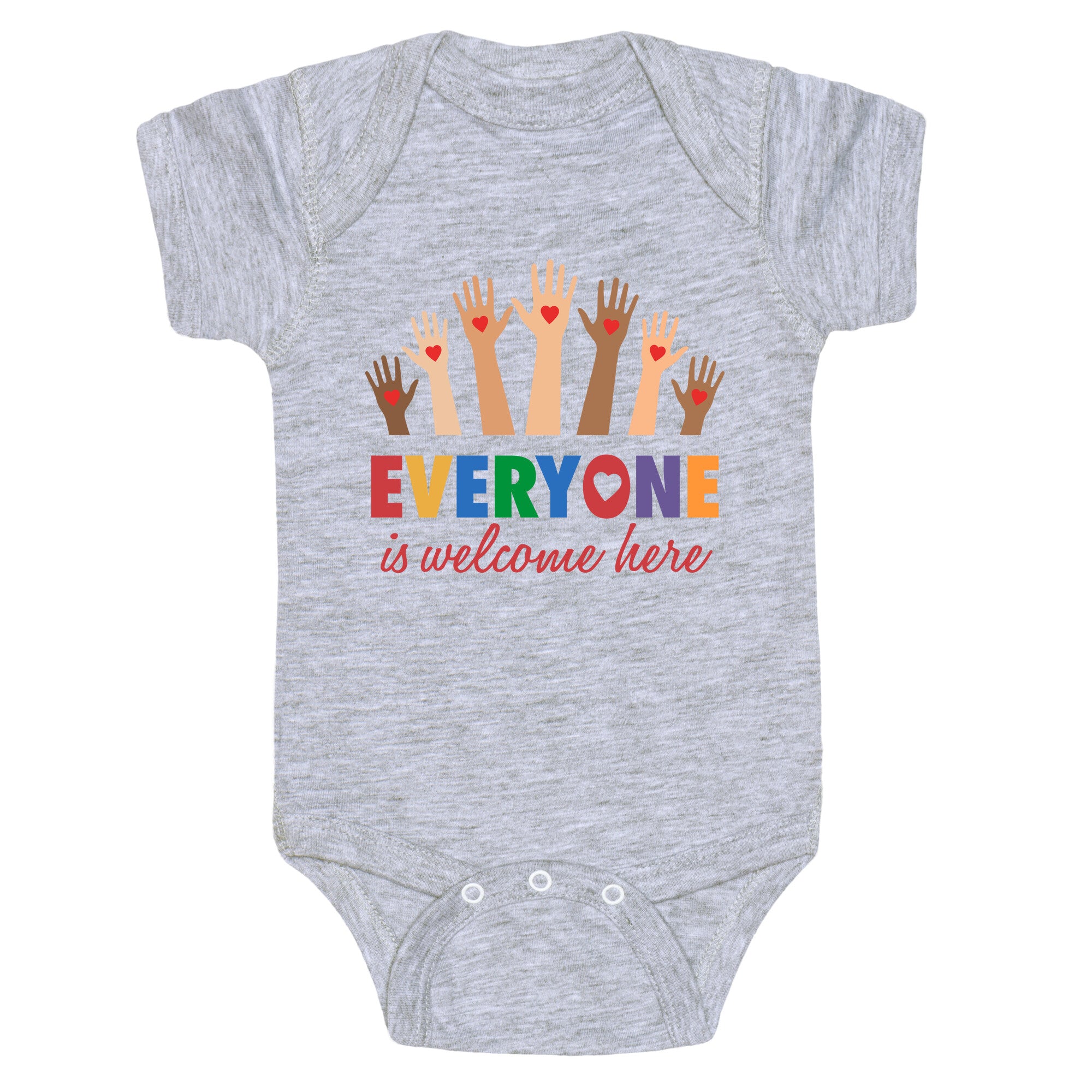 Everyone is Welcome Baby One-Piece