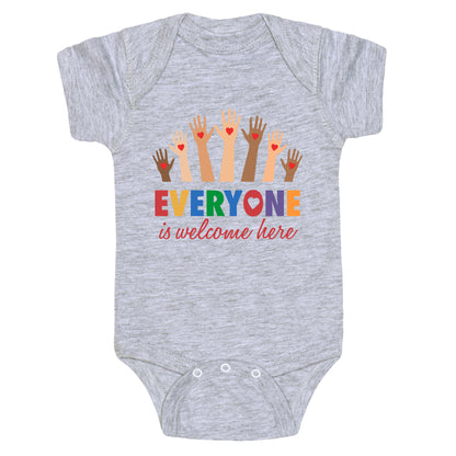 Everyone is Welcome Baby One-Piece