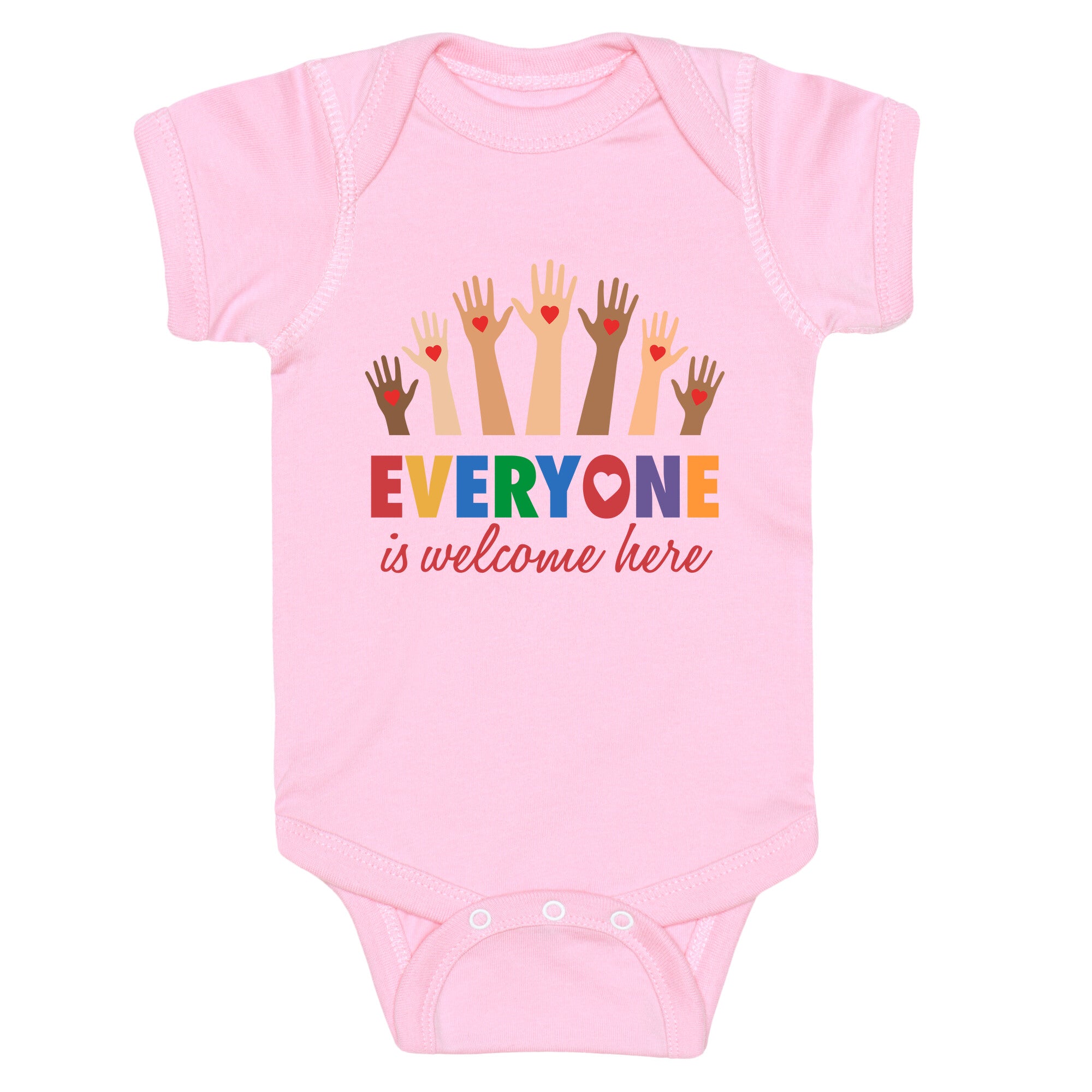 Everyone is Welcome Baby One-Piece