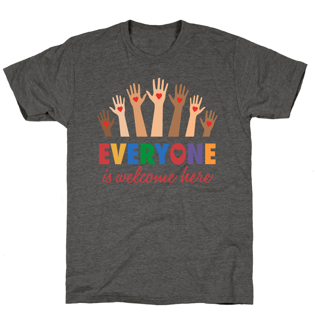 Everyone is Welcome Unisex Triblend Tee