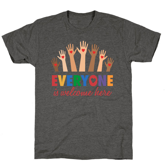 Everyone is Welcome Unisex Triblend Tee