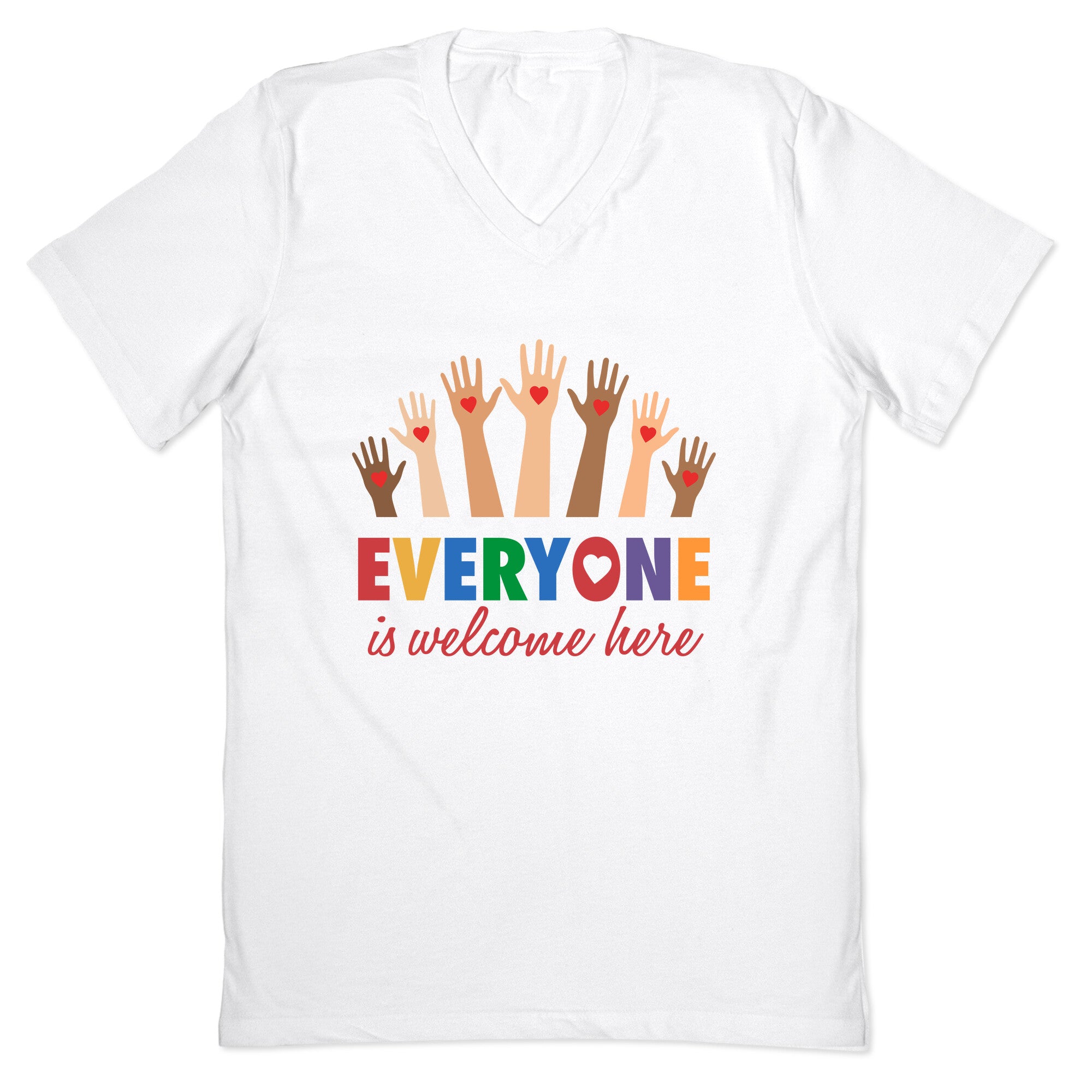 Everyone is Welcome V-Neck