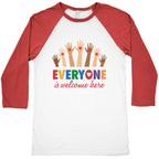 Everyone is Welcome Baseball Tee