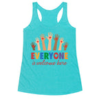 Everyone is Welcome Racerback Tank