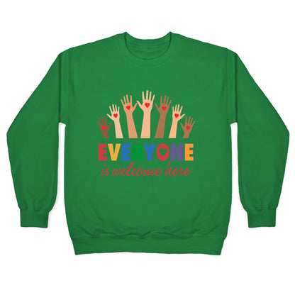 Everyone is Welcome Crewneck Sweatshirt