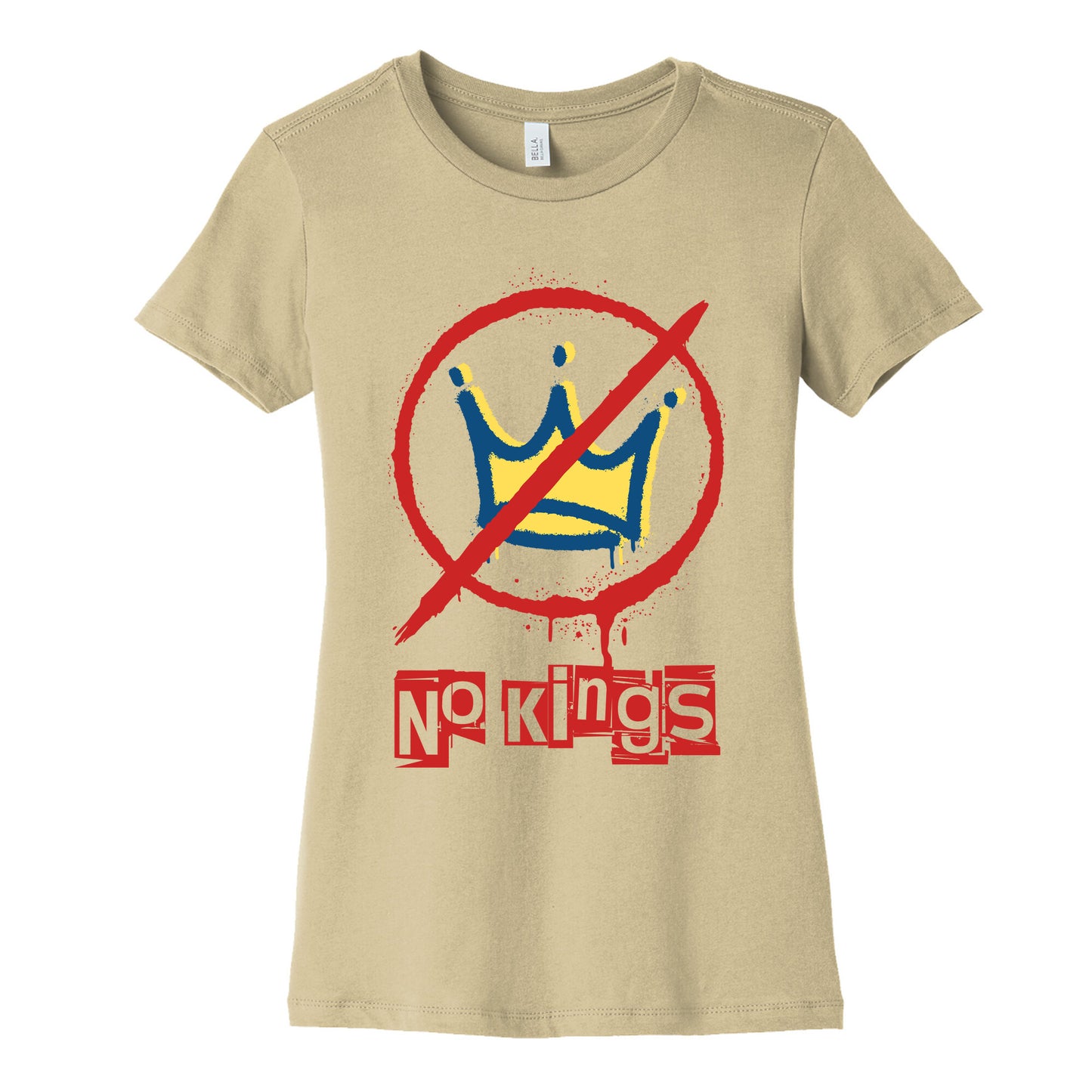 No Kings Womens Cotton Tee