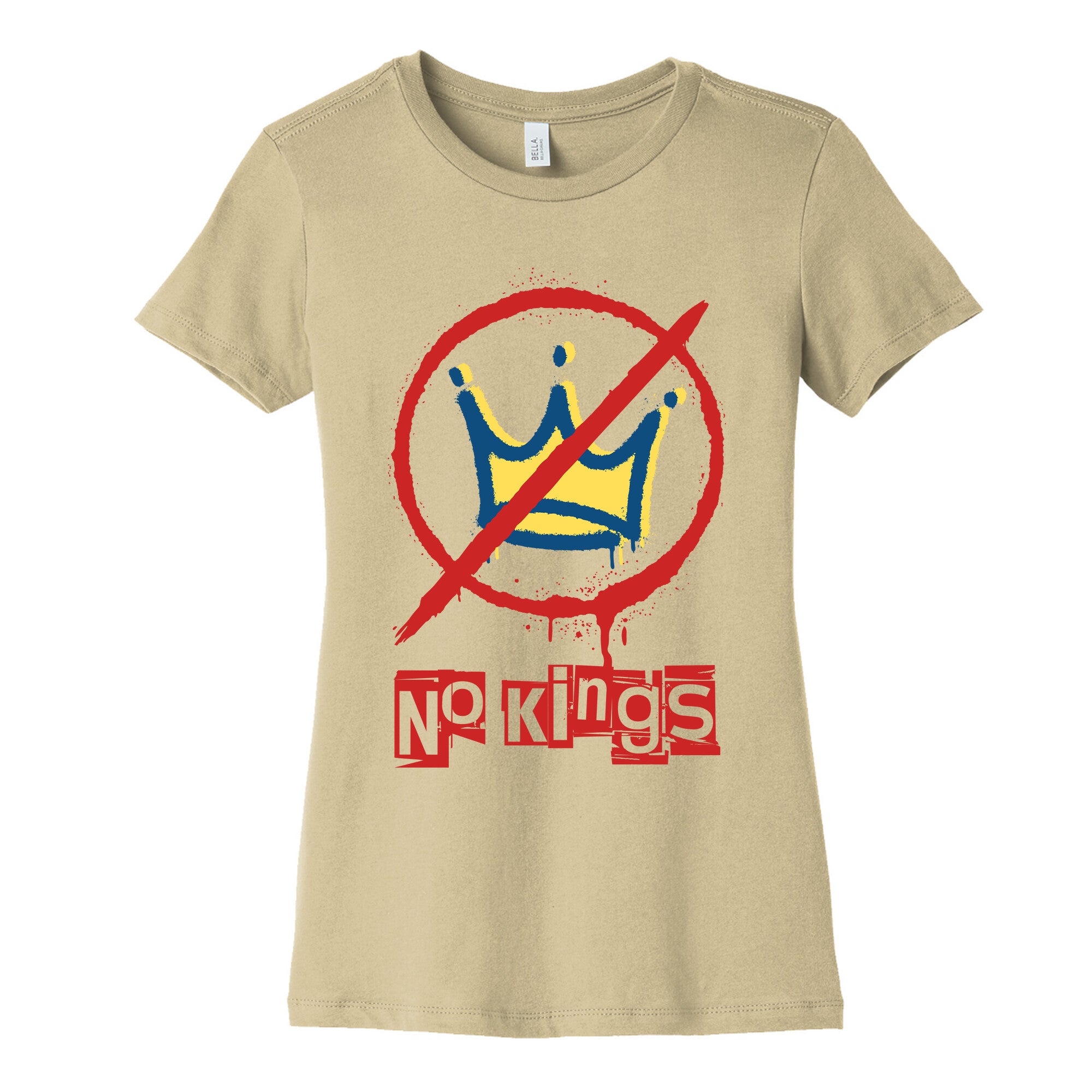 No Kings Womens Cotton Tee