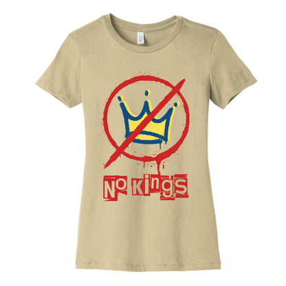 No Kings Womens Cotton Tee