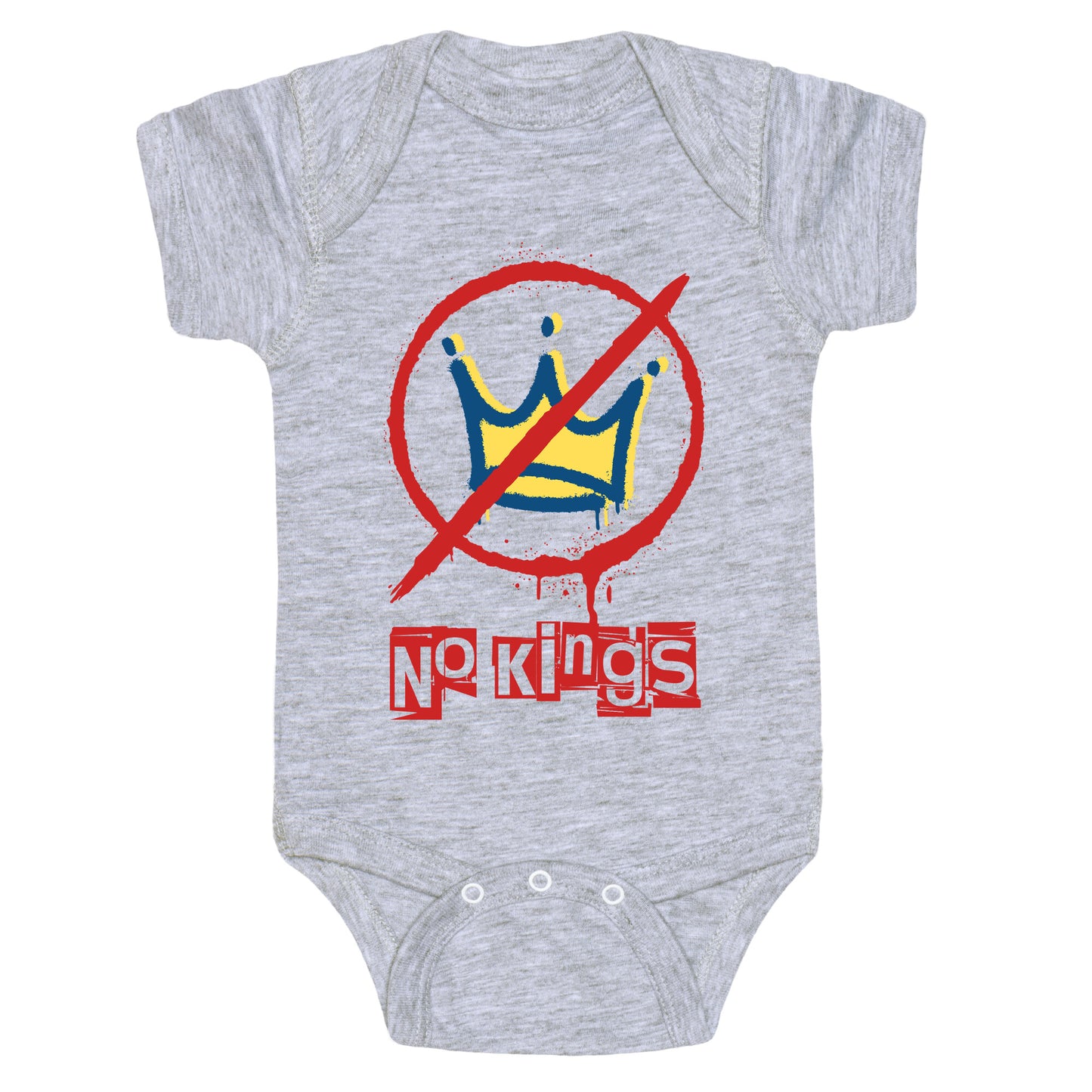 No Kings Baby One-Piece