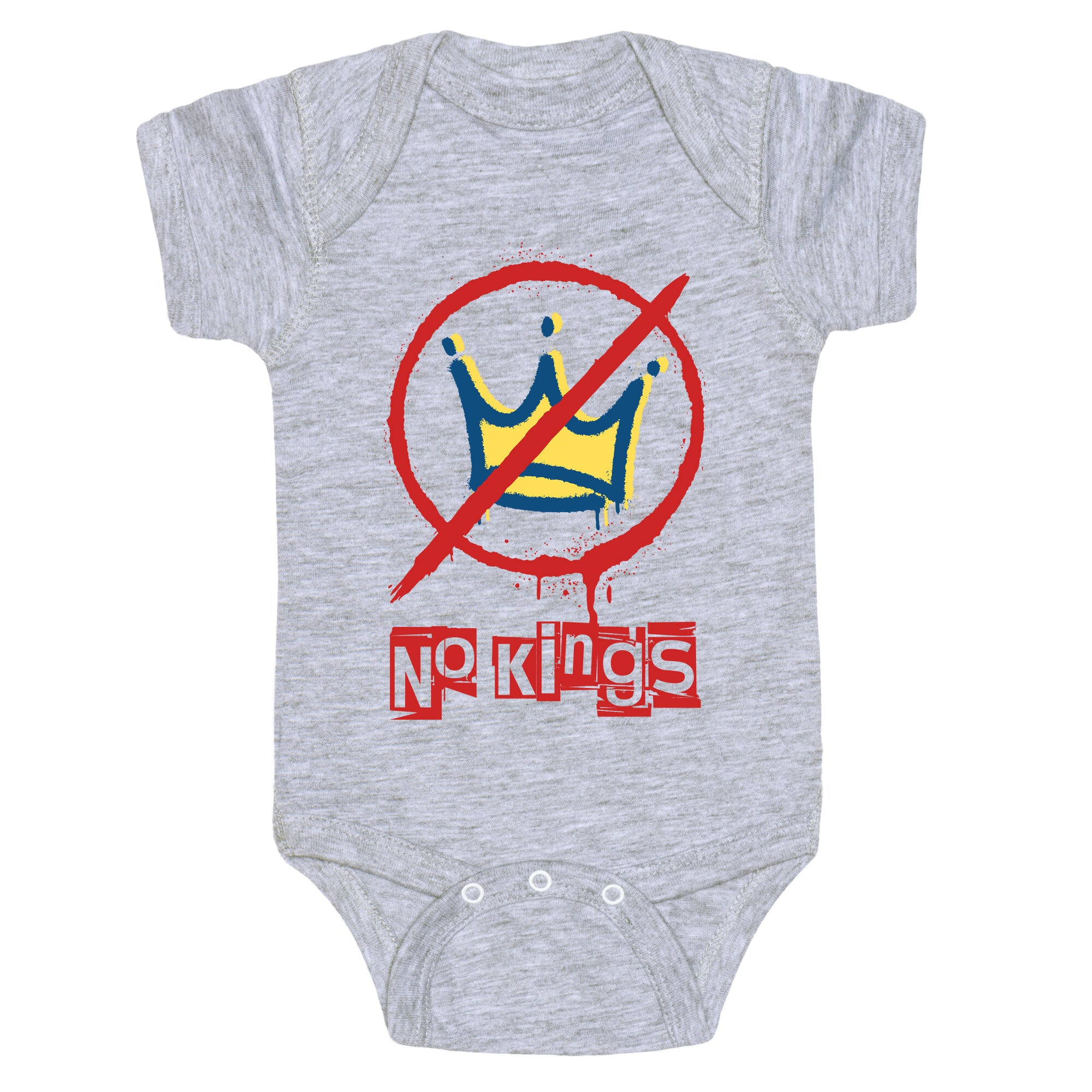 No Kings Baby One-Piece