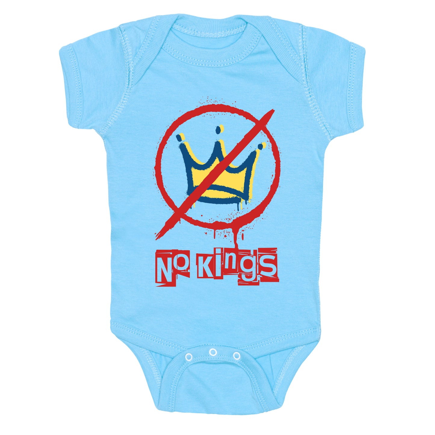 No Kings Baby One-Piece
