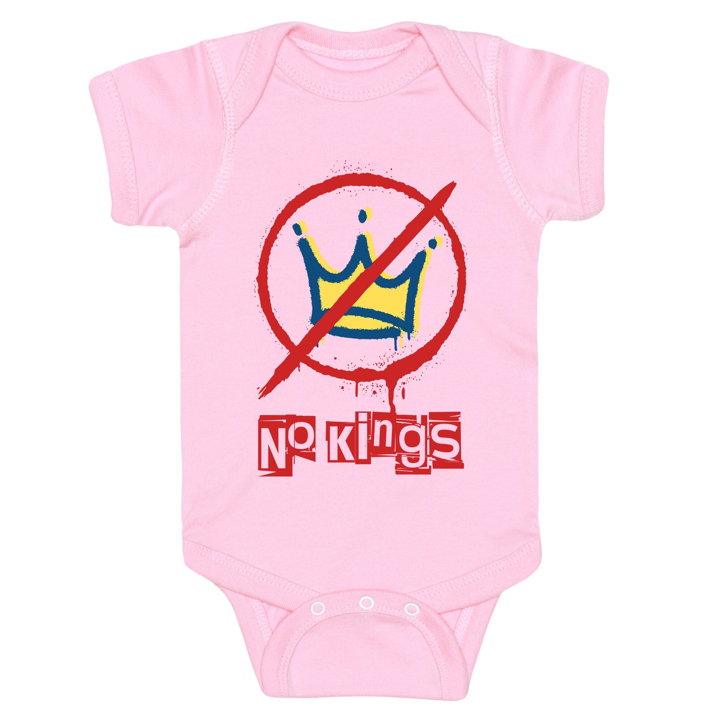 No Kings Baby One-Piece