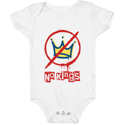 No Kings Baby One-Piece