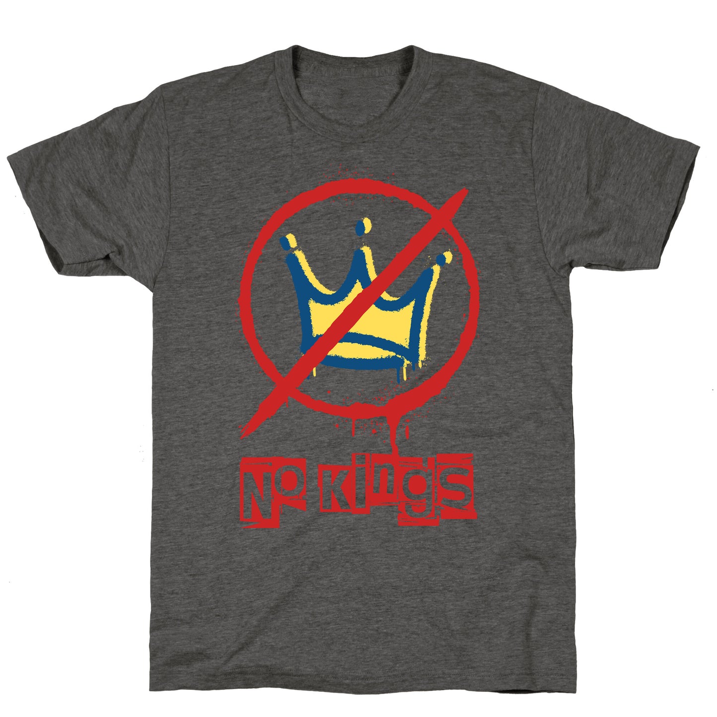 No Kings Unisex Triblend Tee