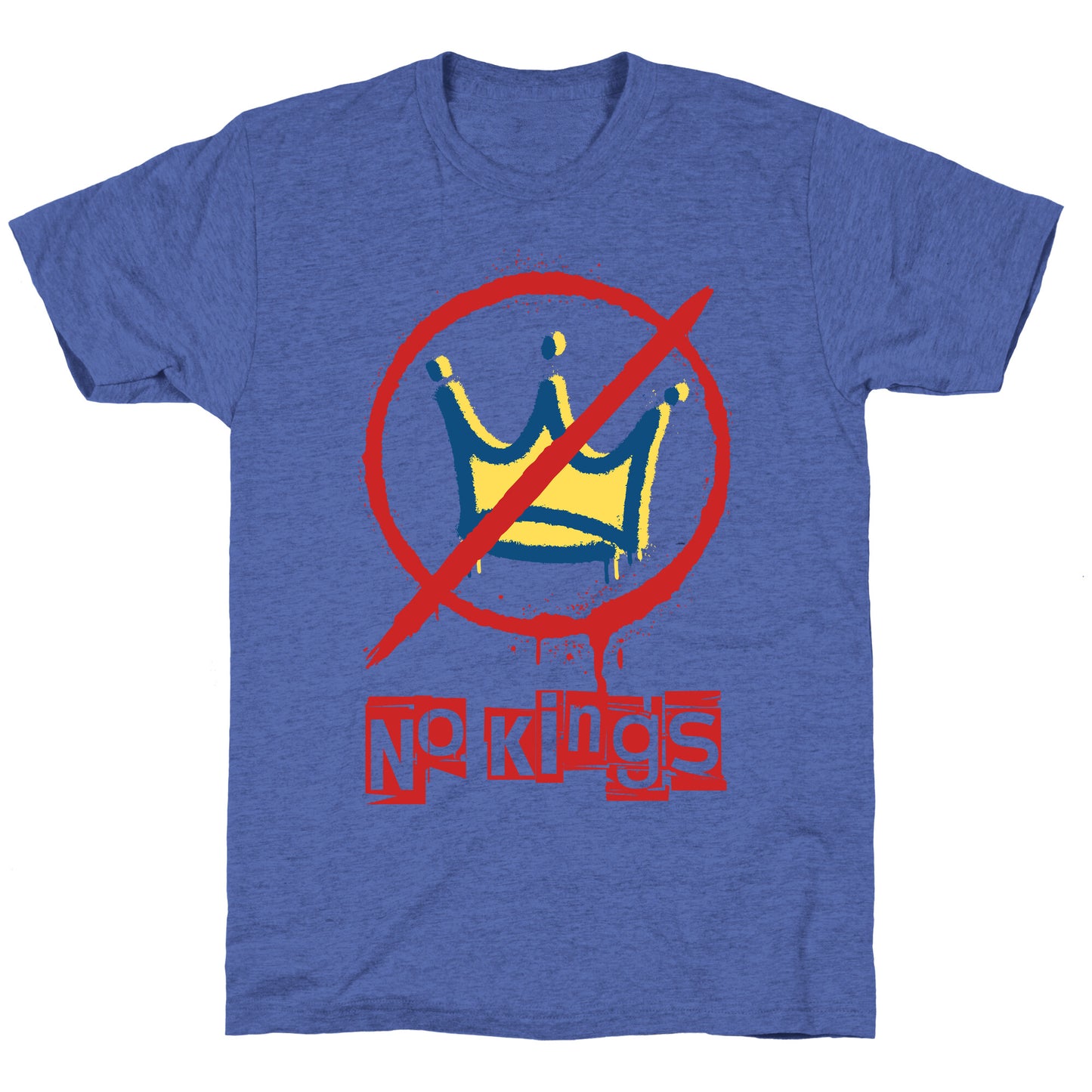 No Kings Unisex Triblend Tee
