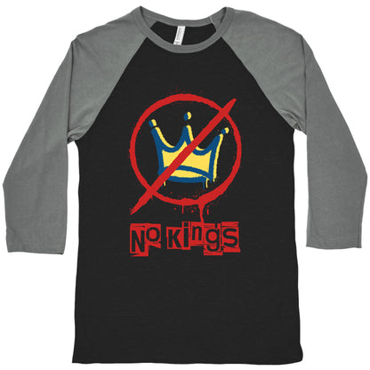 No Kings Baseball Tee