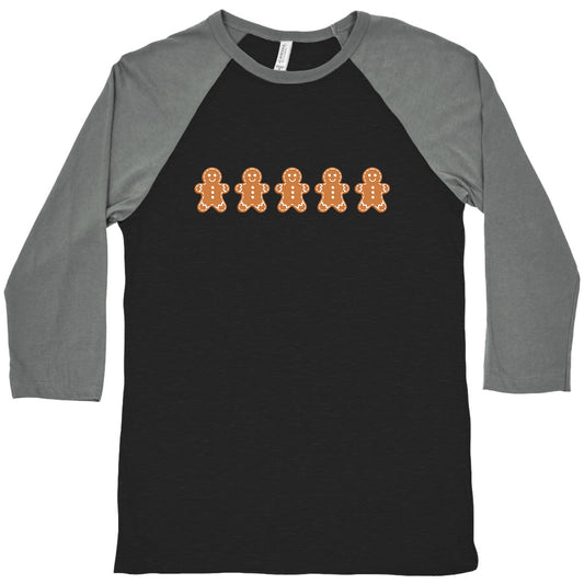 Gingerbread Shirt Baseball Tee
