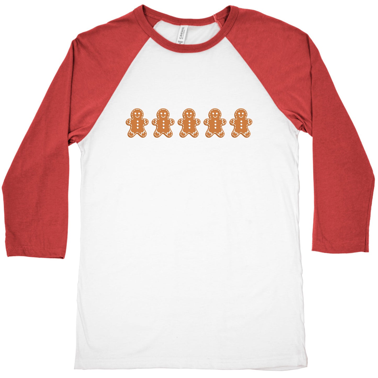 Gingerbread Shirt Baseball Tee