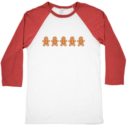 Gingerbread Shirt Baseball Tee