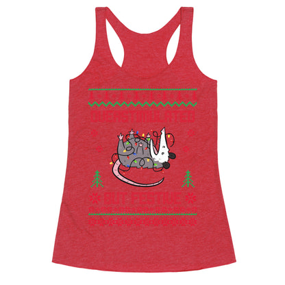 Overstimulated but Festive Racerback Tank