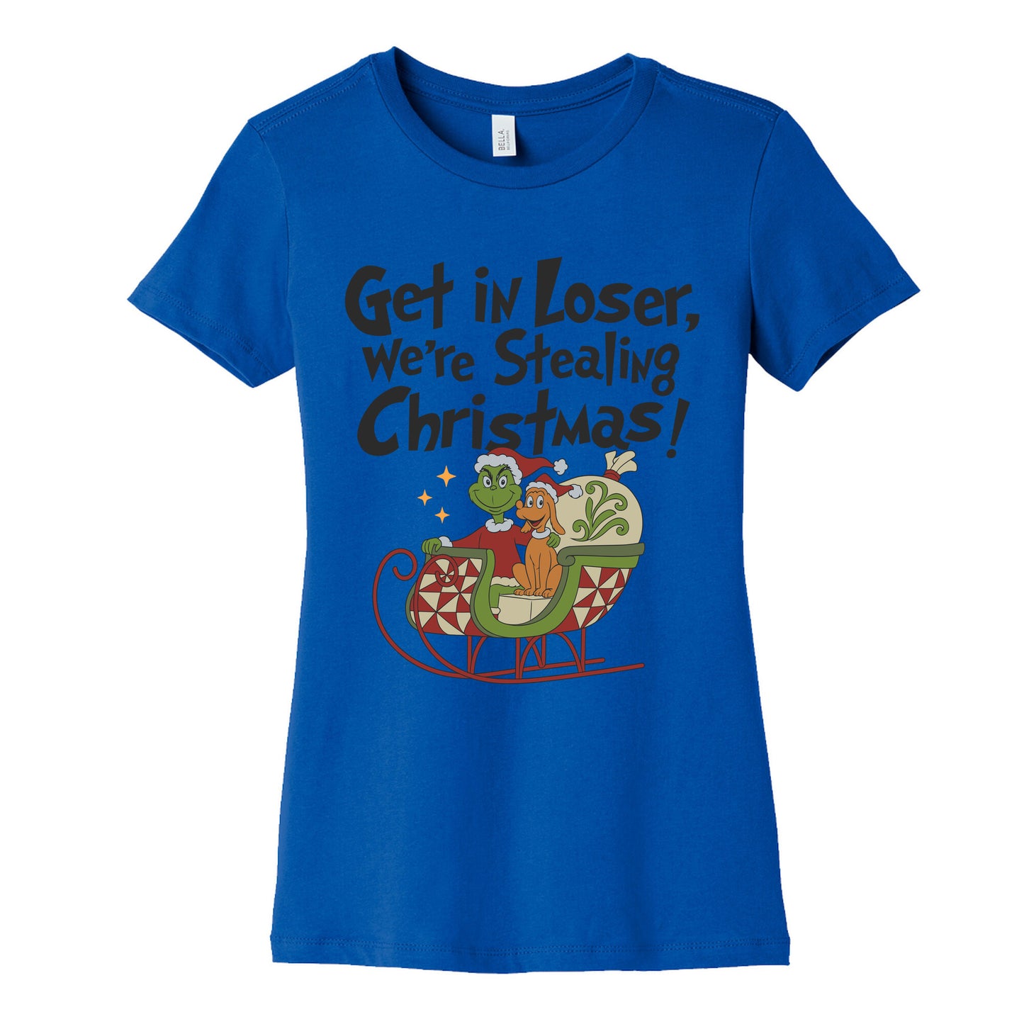 Stealing Christmas Womens Cotton Tee