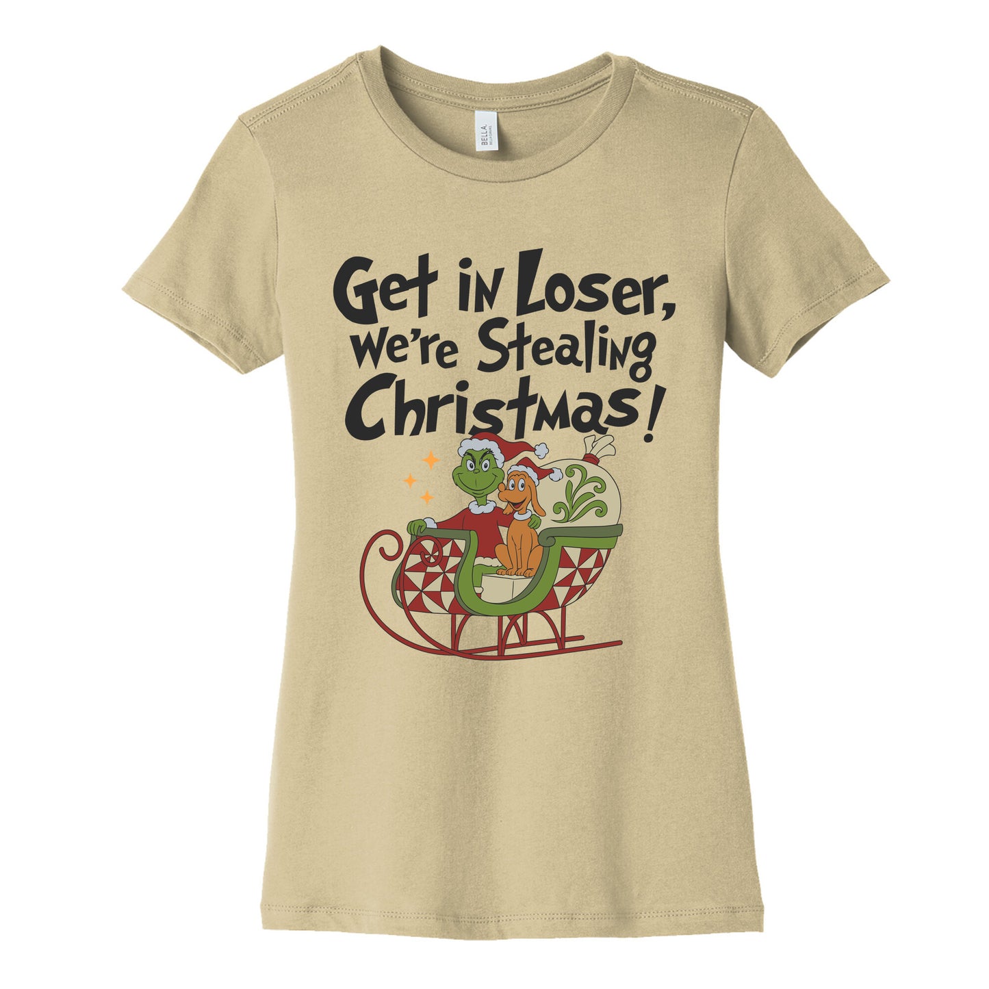 Stealing Christmas Womens Cotton Tee