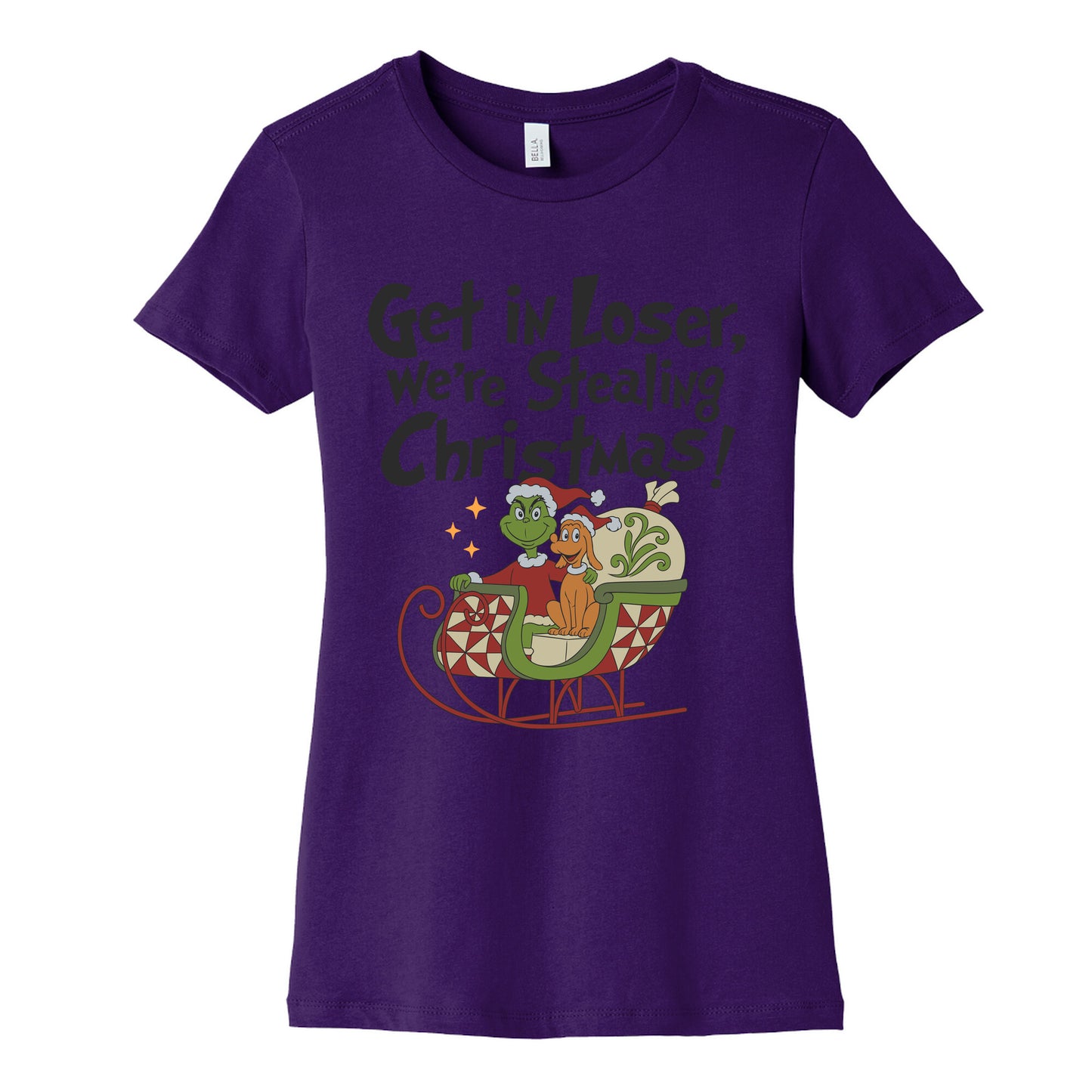 Stealing Christmas Womens Cotton Tee