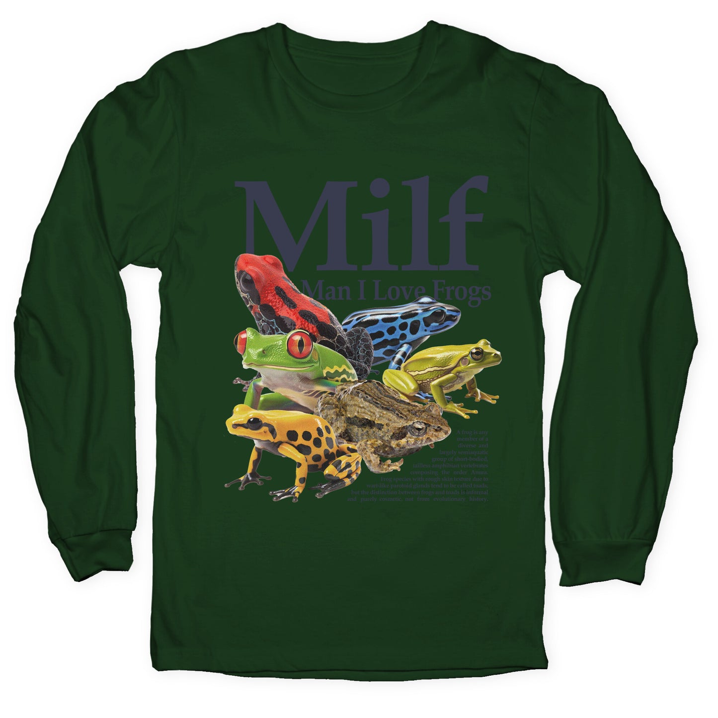 MILF  Man I Love Frogs Longsleeve Tee