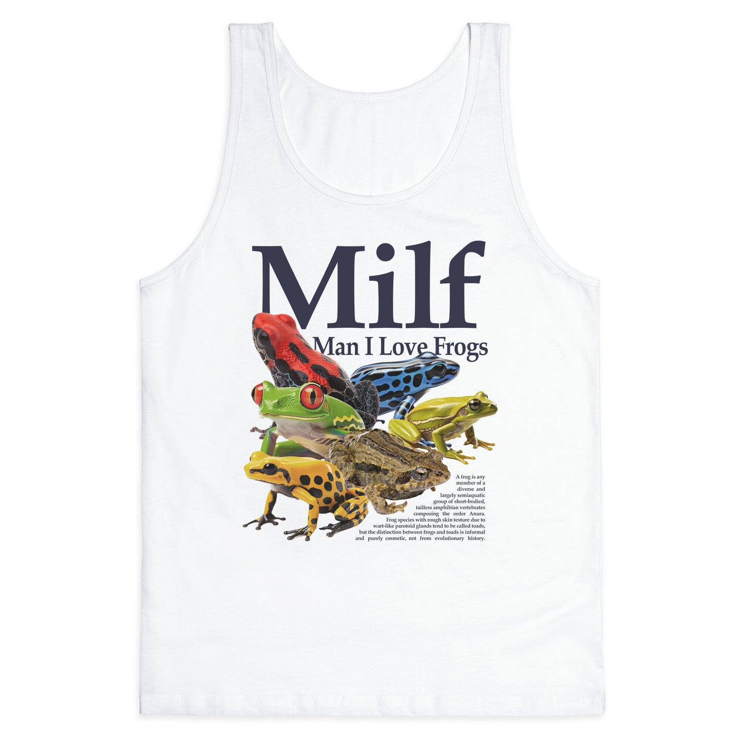 MILF  Man I Love Frogs Tank Top