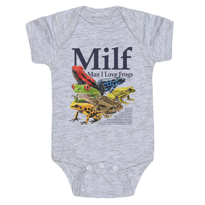 MILF  Man I Love Frogs Baby One-Piece