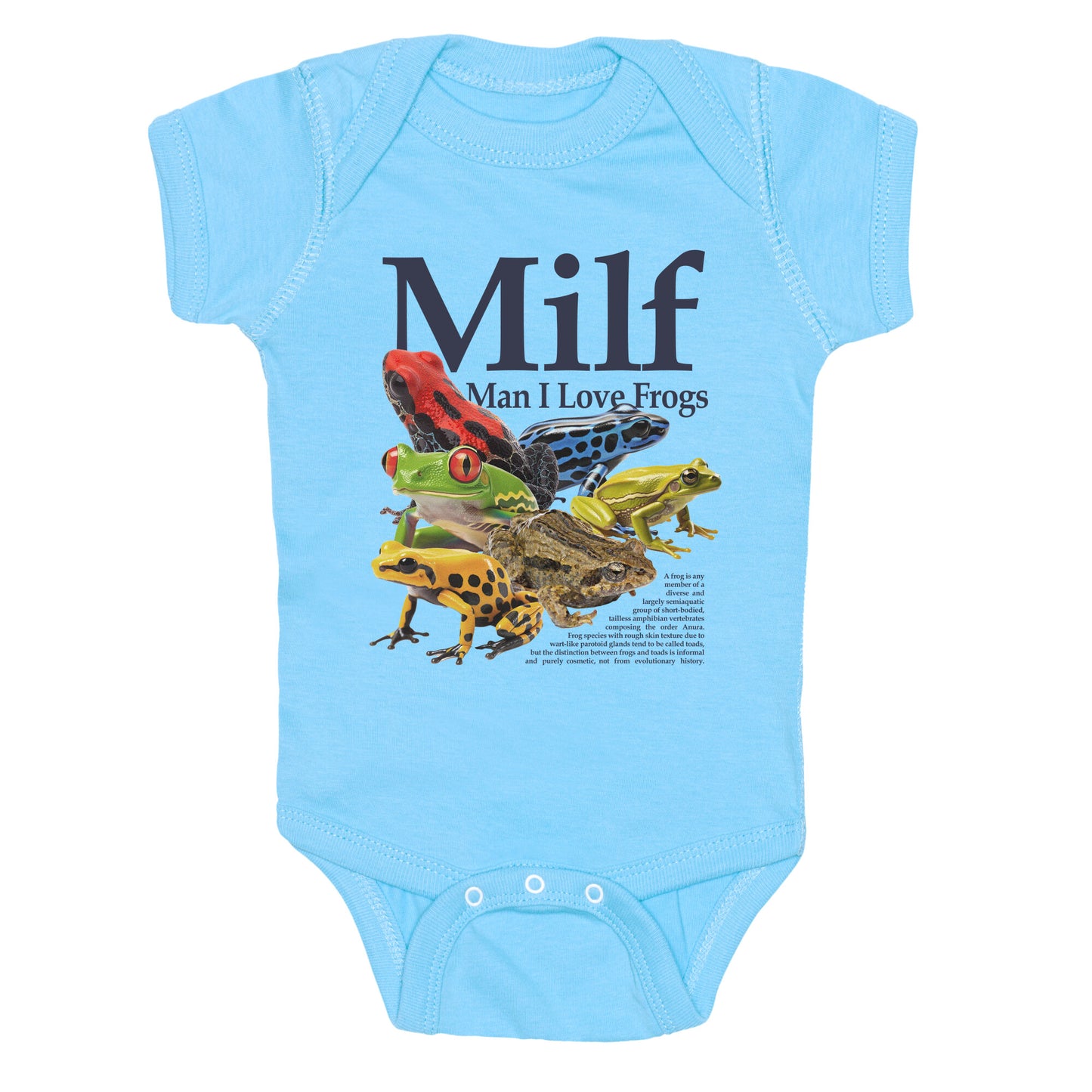 MILF  Man I Love Frogs Baby One-Piece