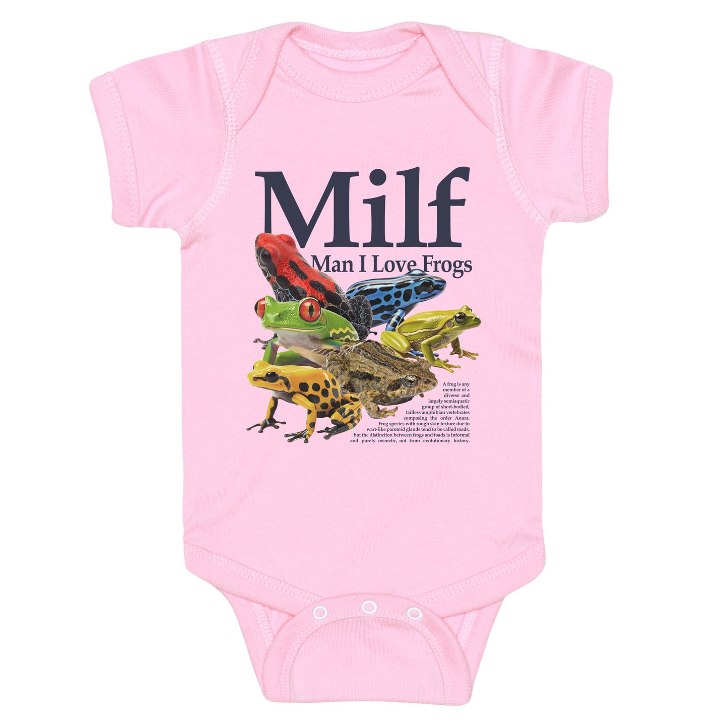 MILF  Man I Love Frogs Baby One-Piece