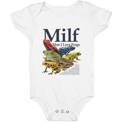 MILF  Man I Love Frogs Baby One-Piece