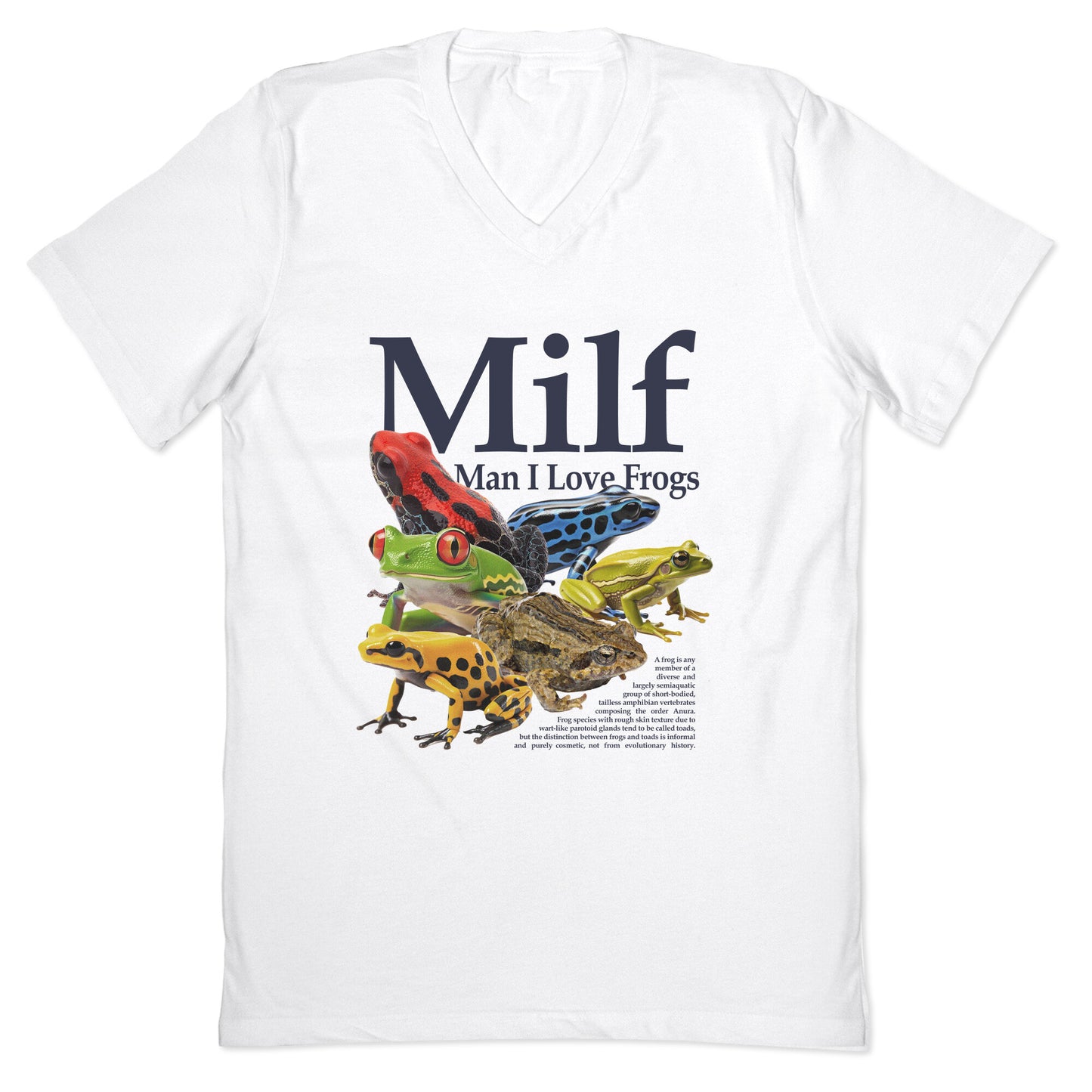 MILF  Man I Love Frogs V-Neck
