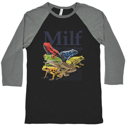 MILF  Man I Love Frogs Baseball Tee