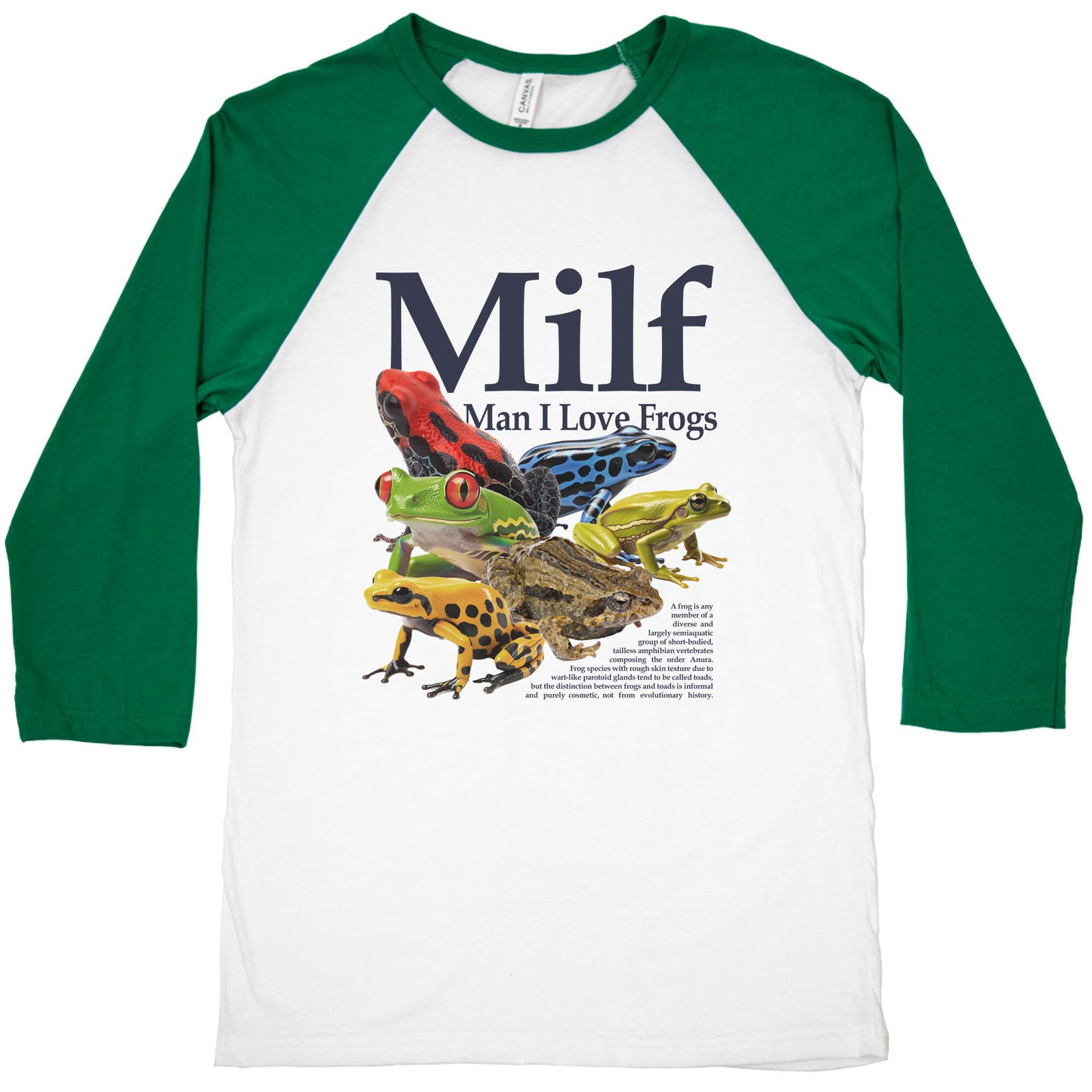 MILF  Man I Love Frogs Baseball Tee