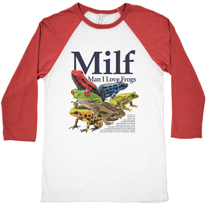 MILF  Man I Love Frogs Baseball Tee