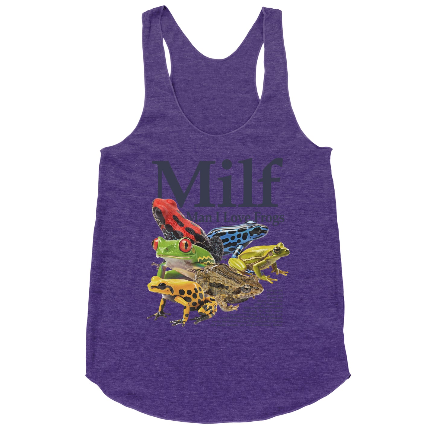 MILF  Man I Love Frogs Racerback Tank