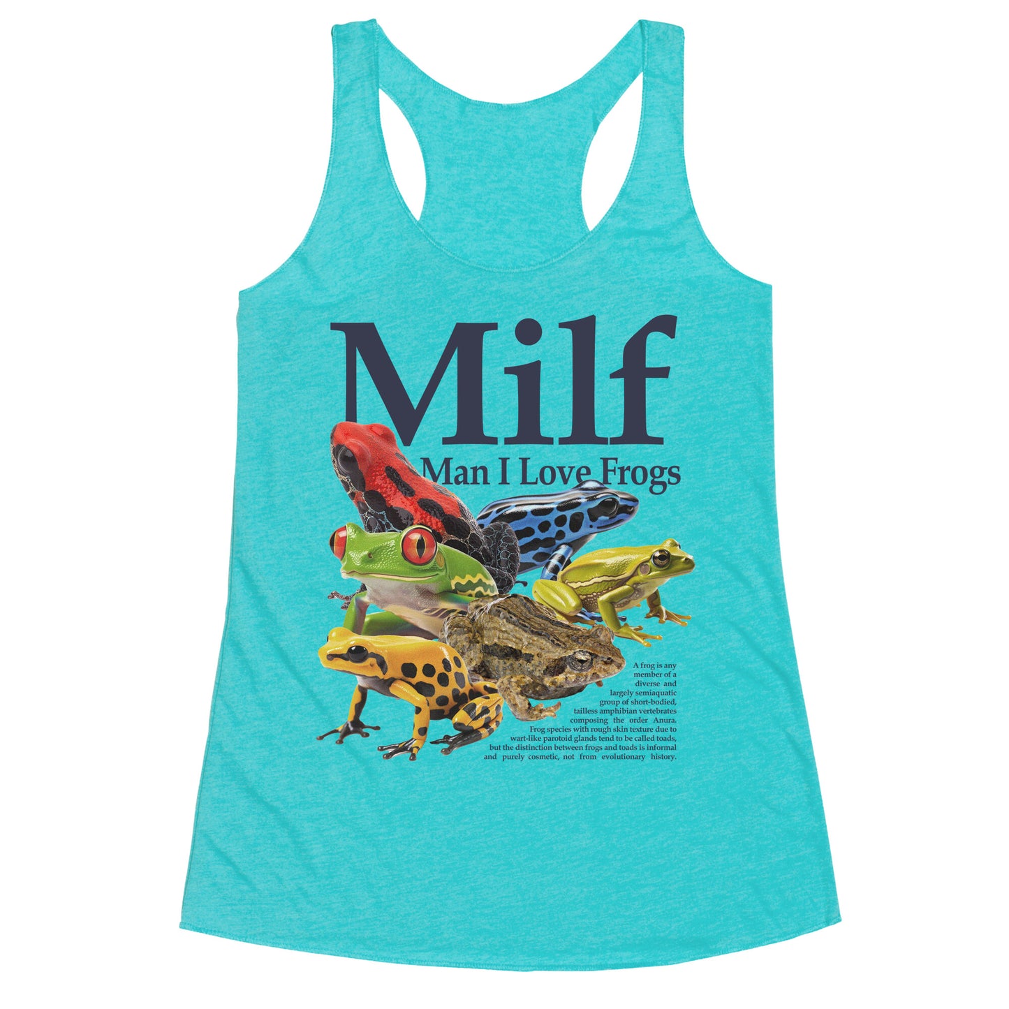MILF  Man I Love Frogs Racerback Tank