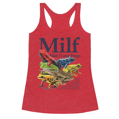 MILF  Man I Love Frogs Racerback Tank
